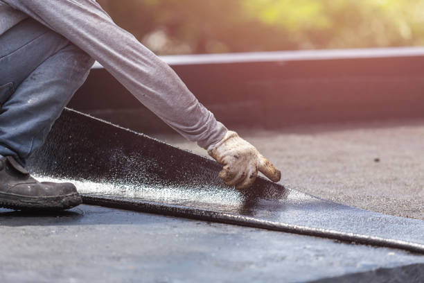 Professional Waterproofing technician working in Ecorse, MI